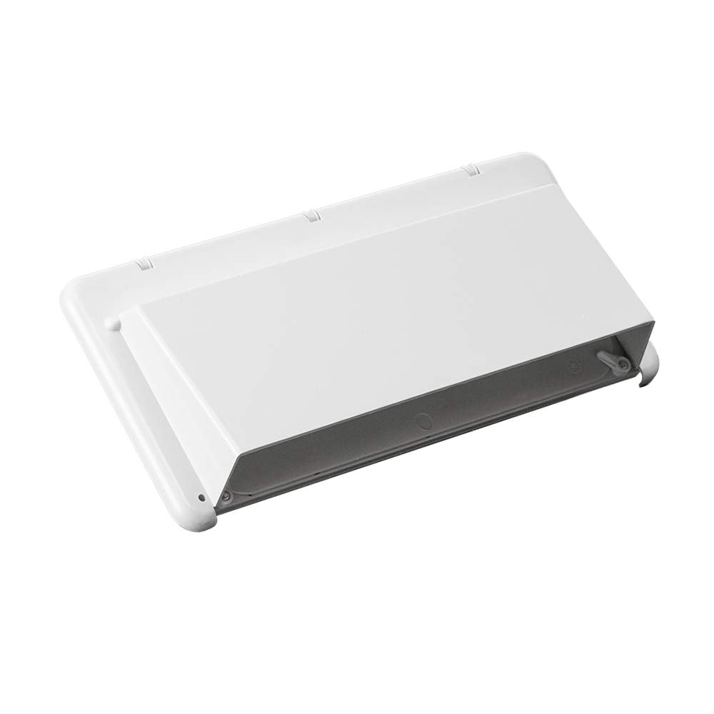 White RV Range Hood Vent Cover A331