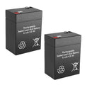 6V 4.5Ah SLA Rechargeable Batteries Qty of 2 A28461