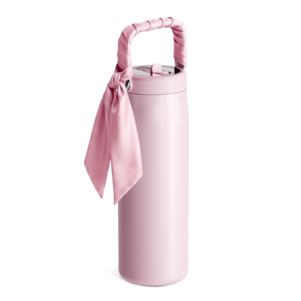 24 oz Insulated Tumbler with Flip Straw and Handle E103292
