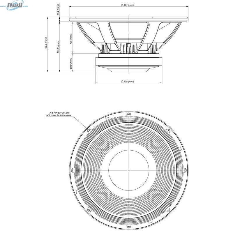 15-inch 2400-Watt Subwoofer E30881