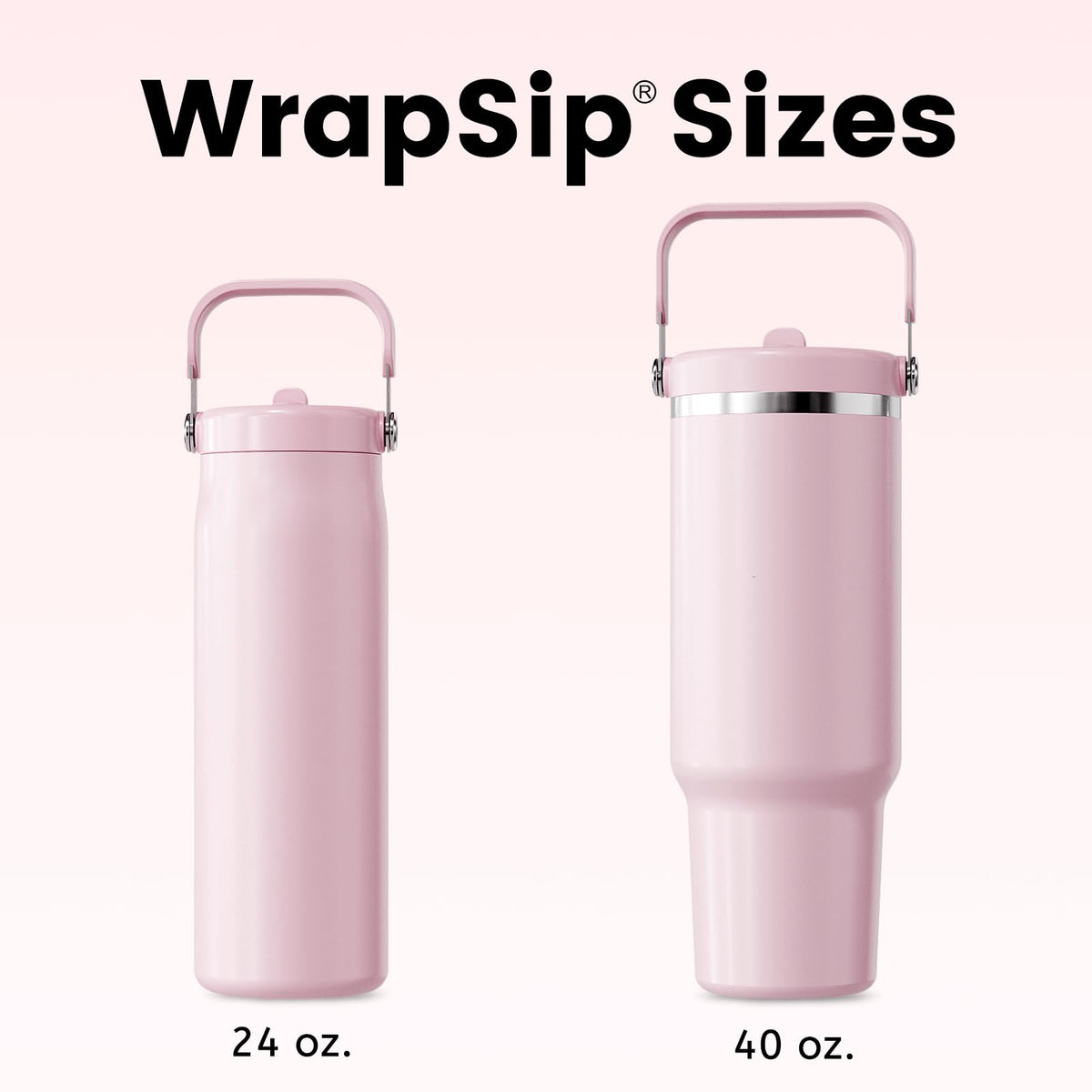 24 oz Insulated Tumbler with Flip Straw and Handle E103292