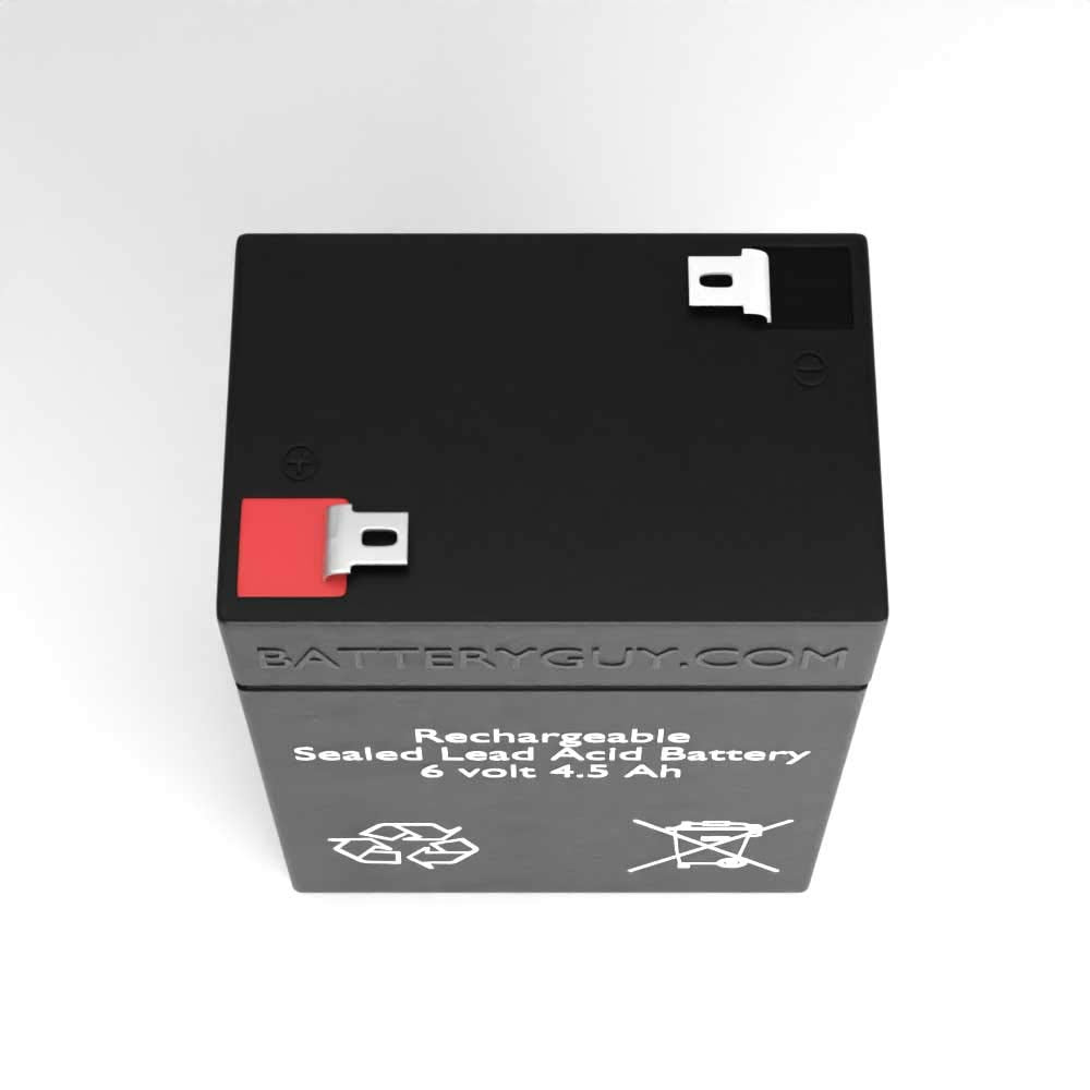6V 4.5Ah SLA Rechargeable Batteries Qty of 2 A28461