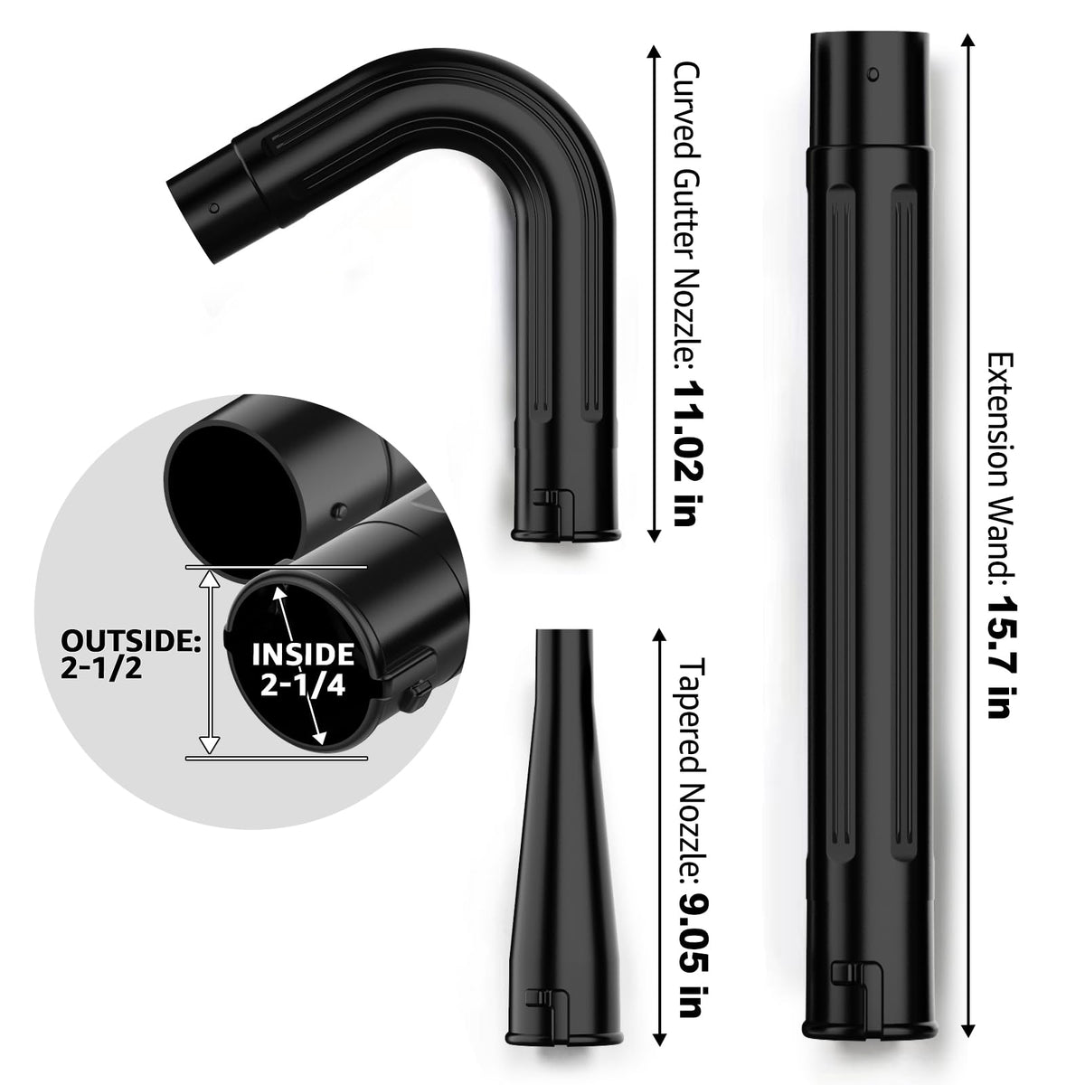 2-1/2 in. Gutter Cleaning Attachment Kit M302