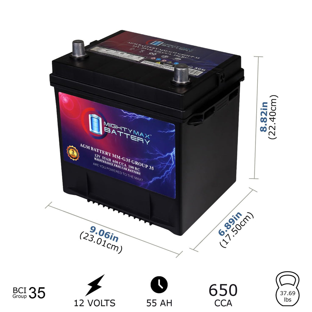 12V 55Ah AGM Replacement Battery G7746