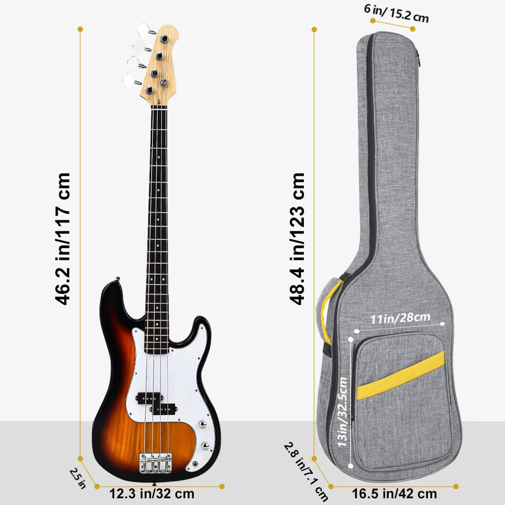 0.4 Inch Waterproof Bass Guitar Case G903