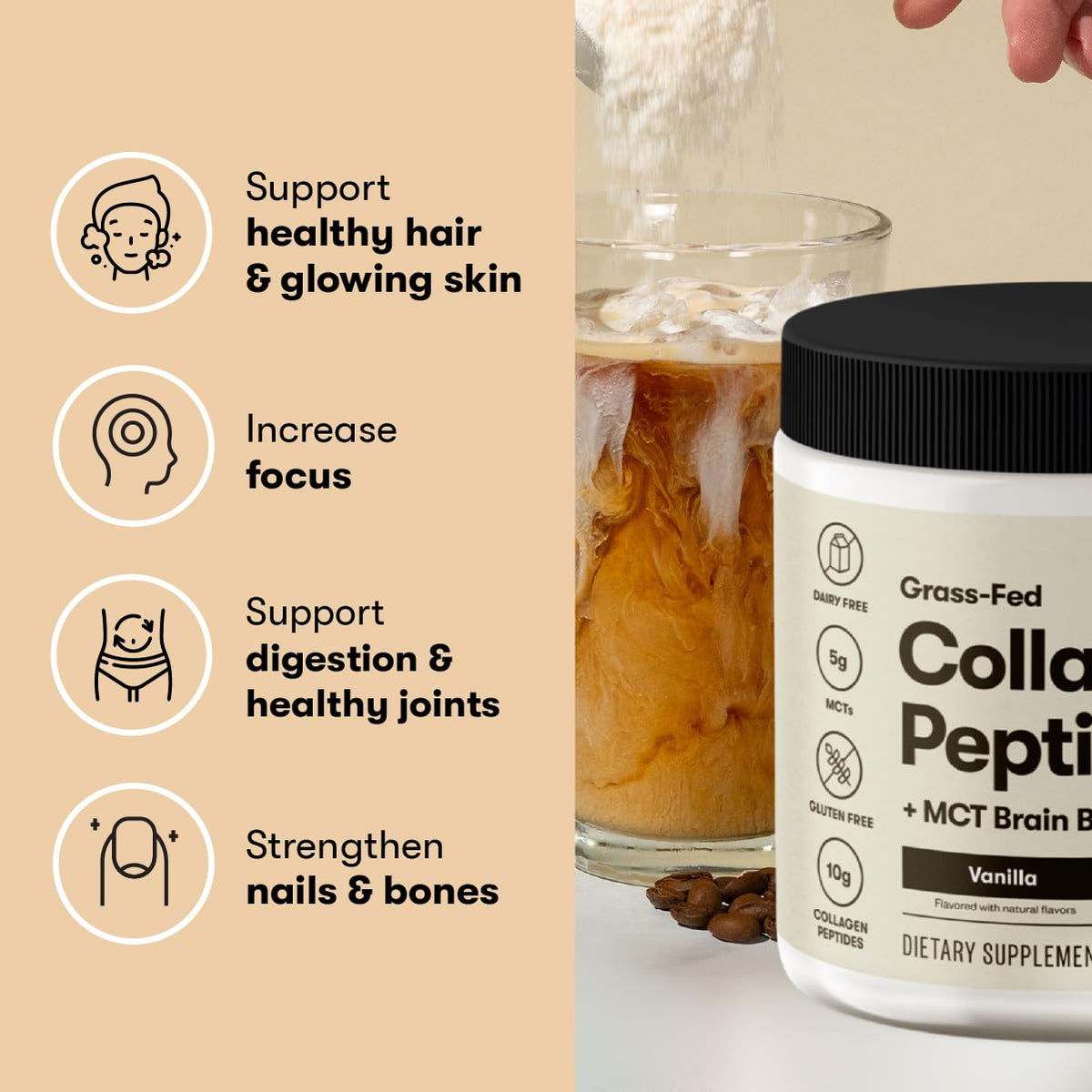 Unflavored Collagen Peptides Protein Powder J502