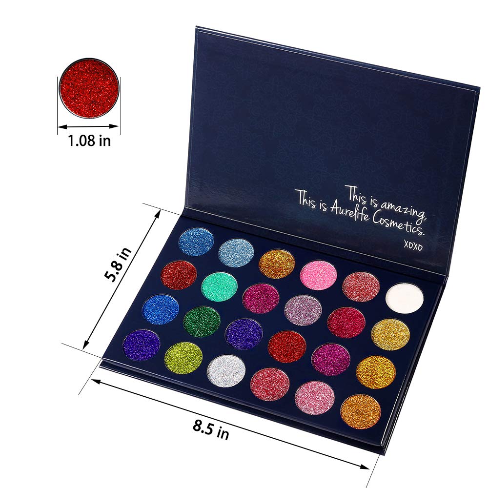 24 Color Pressed Glitter Eyeshadow Palette A922