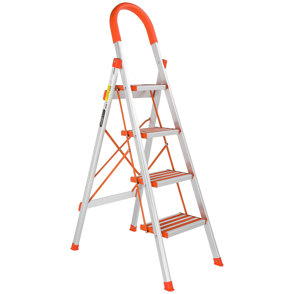 4 Step Aluminum Lightweight Folding Step Stool 350lbs Z16672