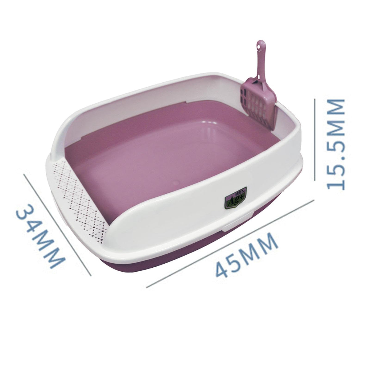 Pink Semi Enclosed Cat Litter Box P465