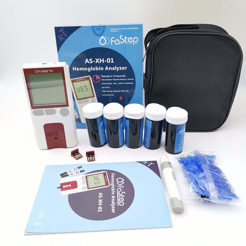 Hemoglobin Meter Kit with 125xStrips and 125xLancets N734956
