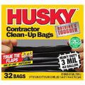 Black 42 Gal Contractor Trash Bags, 32-Count Z5179