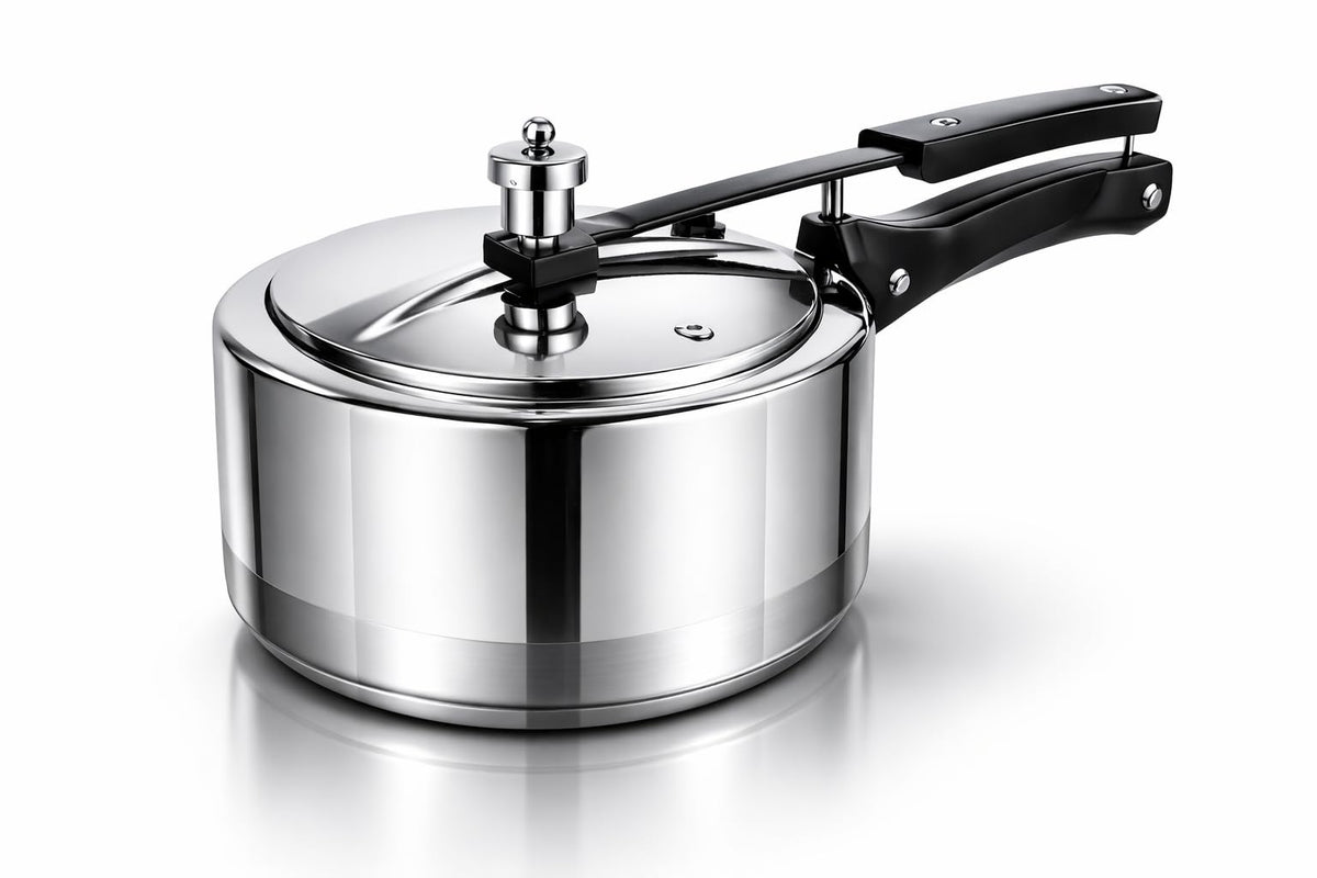 3 Litre Triply Stainless Steel Pressure Cooker E68006
