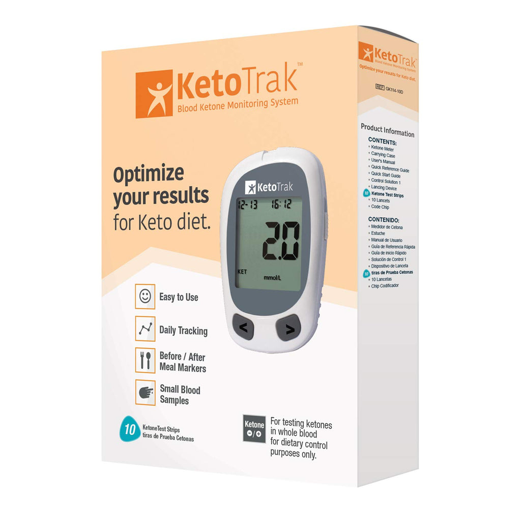 Blood Ketone Testing Kit with 10 Strips A926