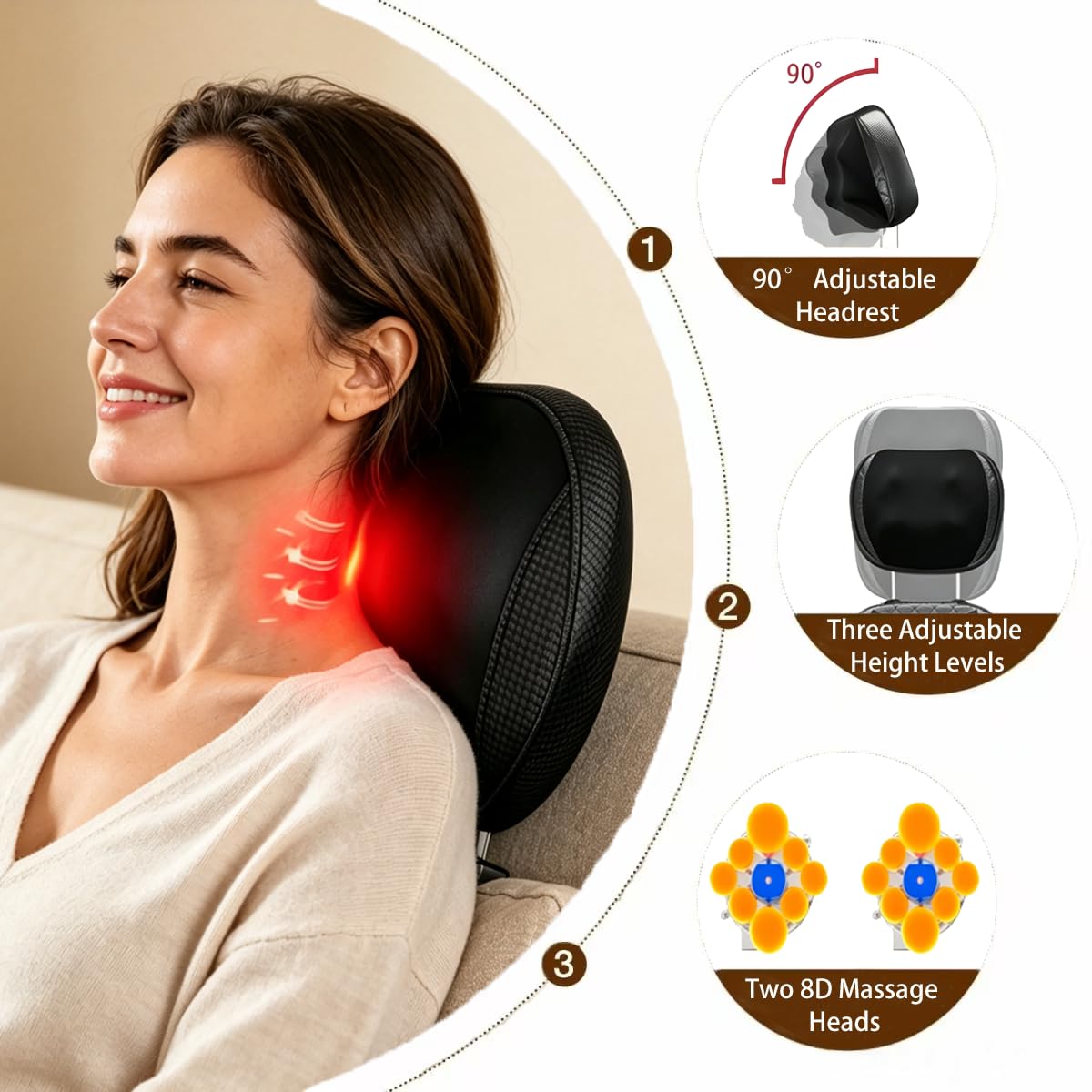 Full-Body Massage Mat with Foot Massager P8837