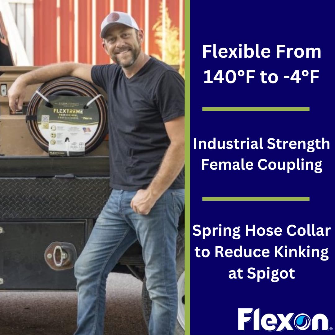 5/8" x 100ft Rubber Garden Hose D342