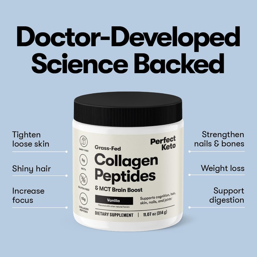 Unflavored Collagen Peptides Protein Powder J502