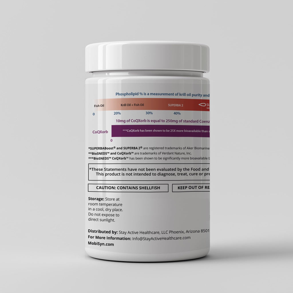Omega 3 CoQ10 Antarctic Krill Oil 1,000mg 60 Softgels L2889