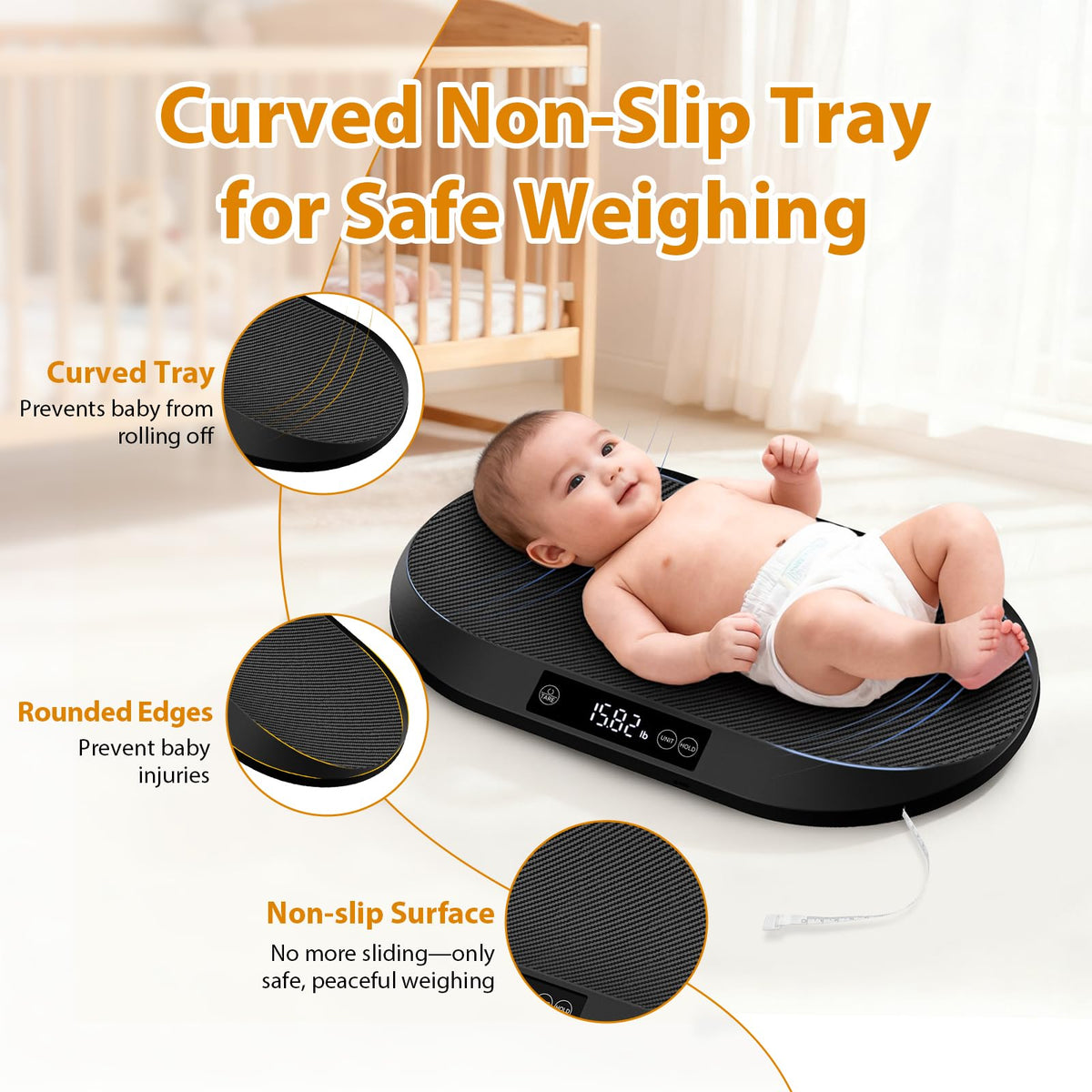 88lb Baby Scale with 60" Tape N911696