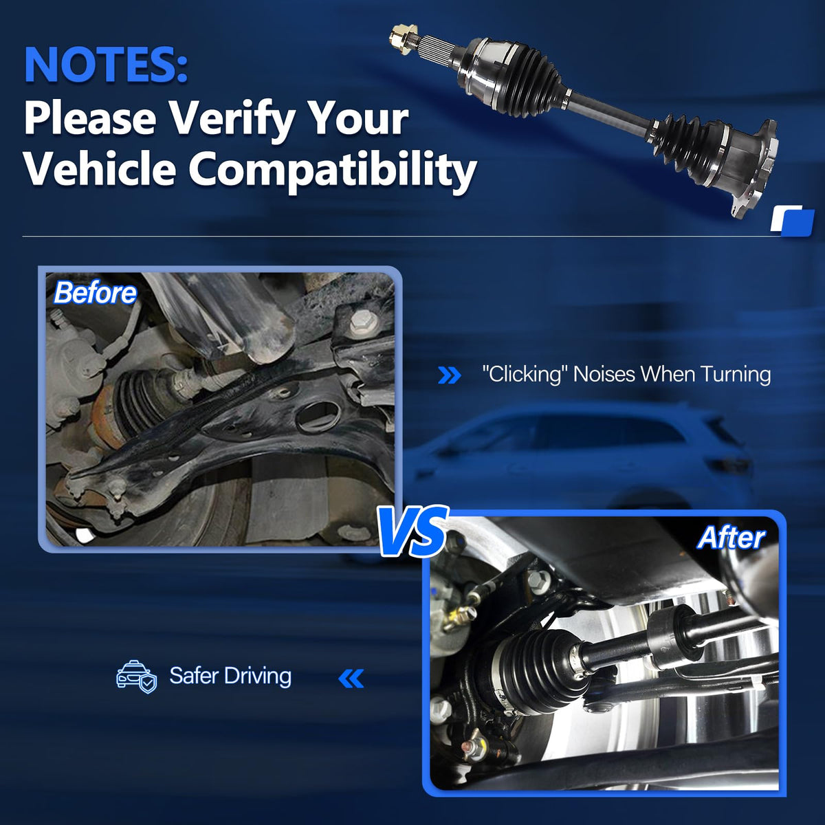 CV Axle Front Pair X917305