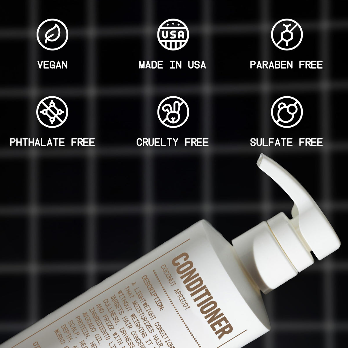 Shampoo and Conditioner Bundle Coconut Apricot 16 oz H45861