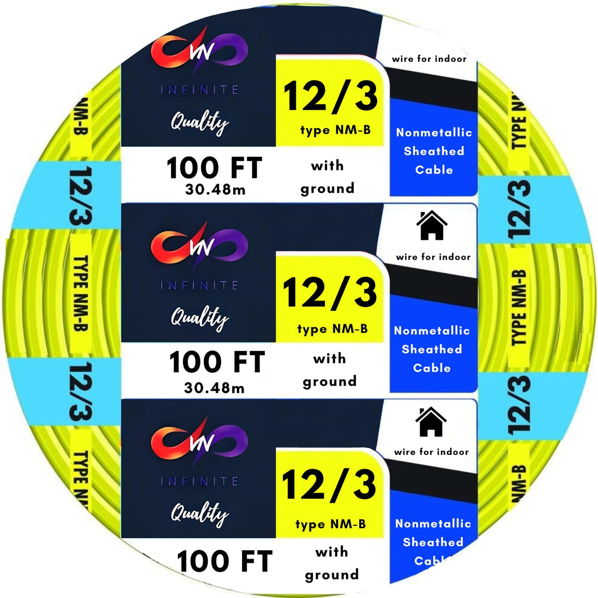 Solid Indoor Electrical Wire 100 Ft L99489