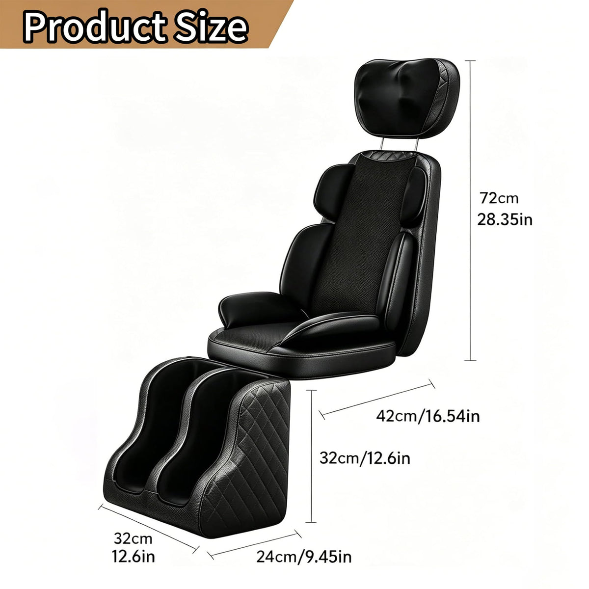 Full-Body Massage Mat with Foot Massager P8837