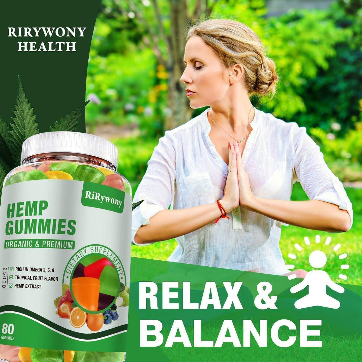 Hemp Gummies 3 Packs 240 Counts P352