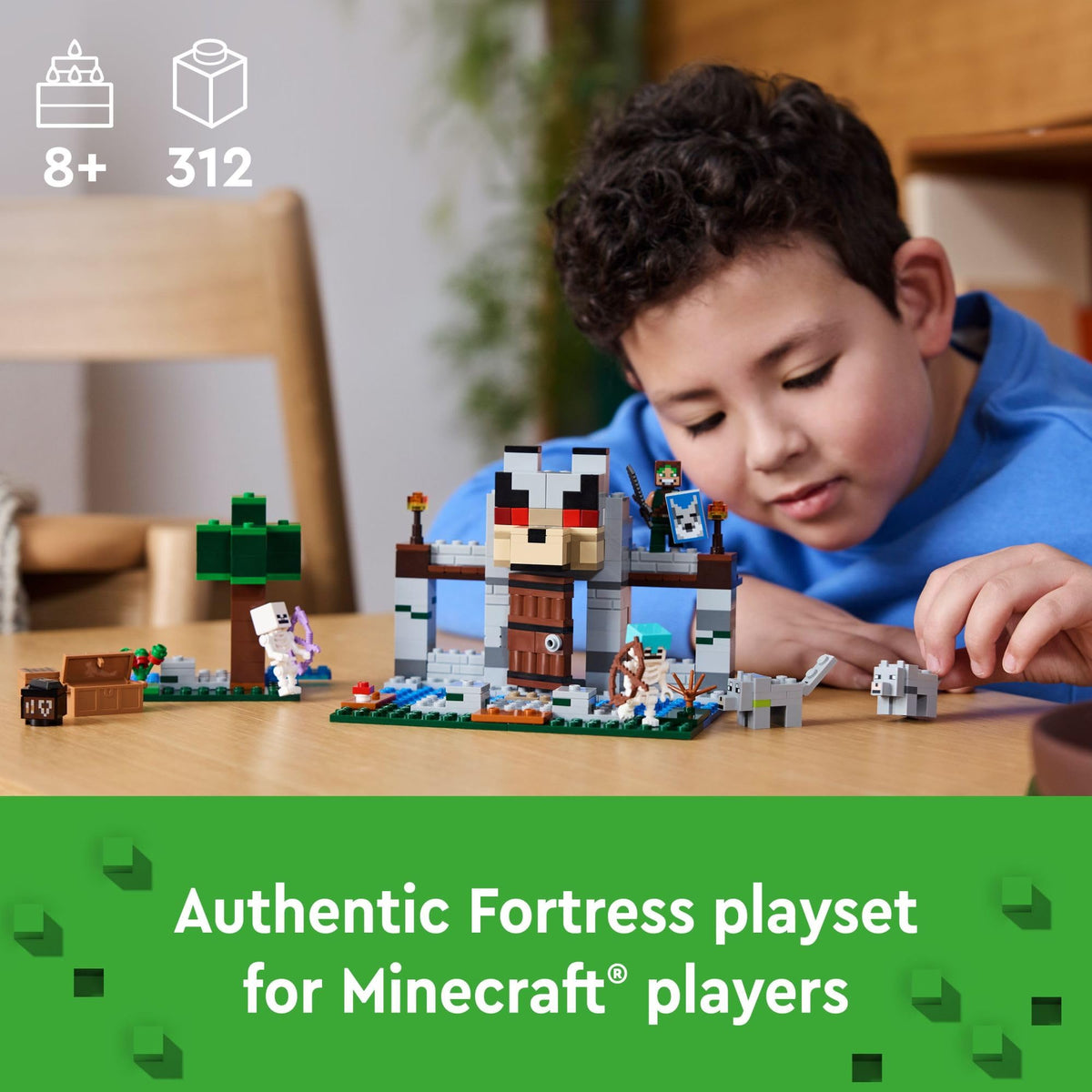 Minecraft Castle Building Set with Minifigures U9222