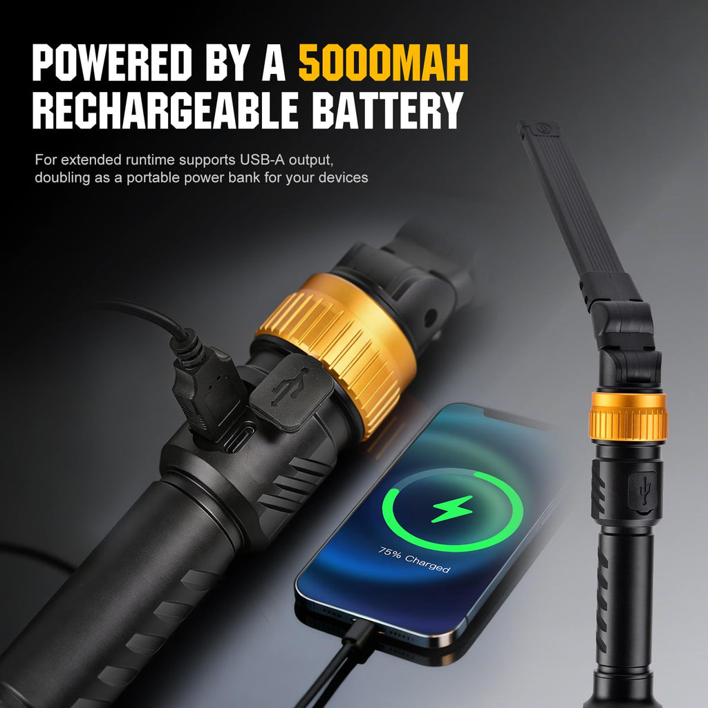 1200LM Rechargeable Magnetic LED Work Light O837293