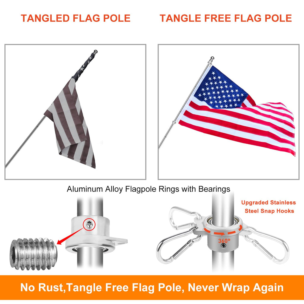 6 FT Stainless Steel Flag Pole G305500
