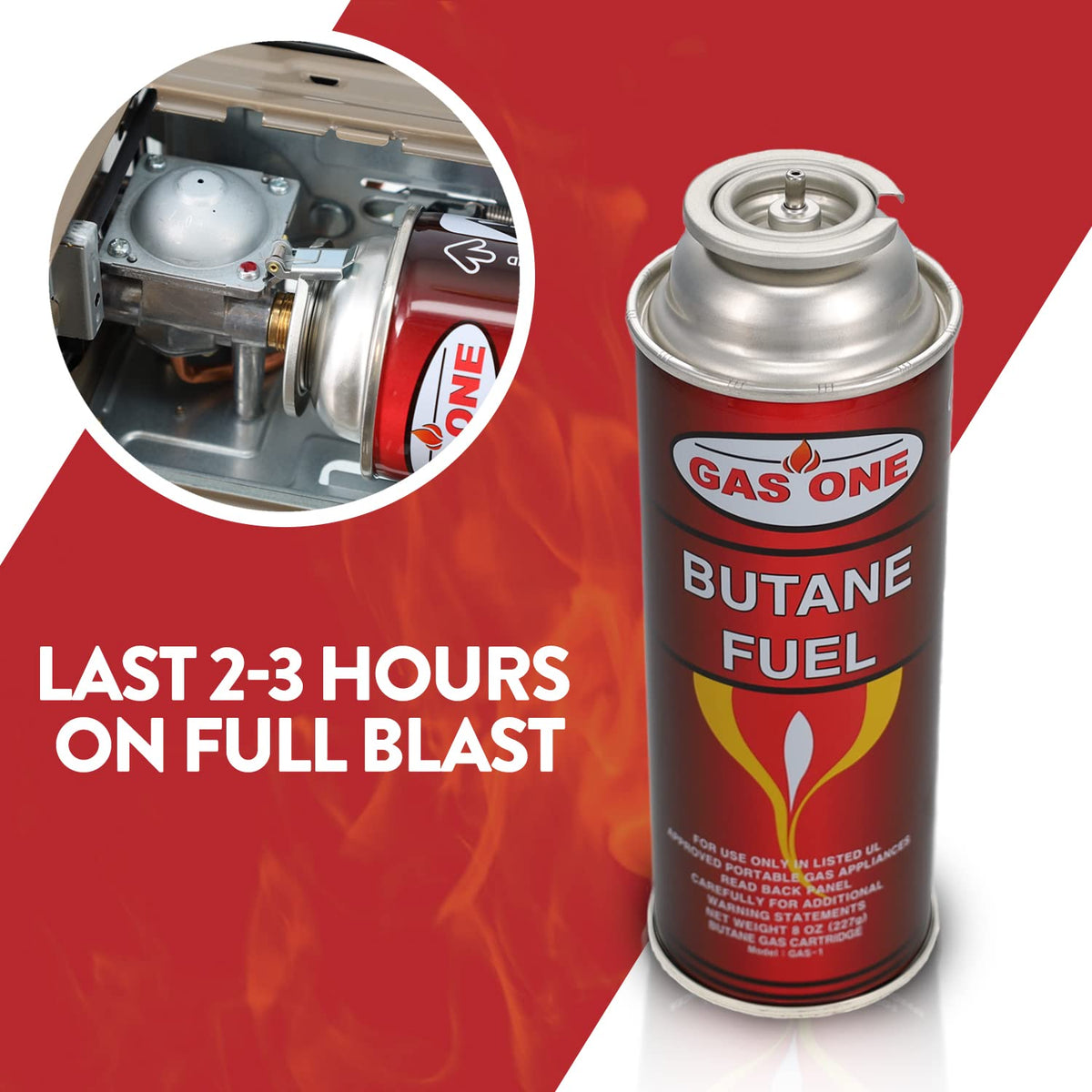 Butane Fuel Canister 4 Pack T1606