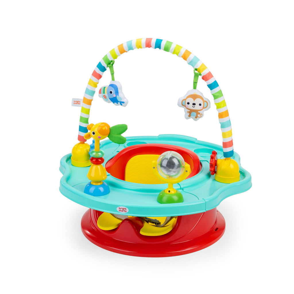 3-in-1 Baby Activity Seat with Toys, Snacking Tray, Booster Seat D362