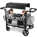 4-in-1 Wagon Stroller with Convertible Seats and Canopy F53744