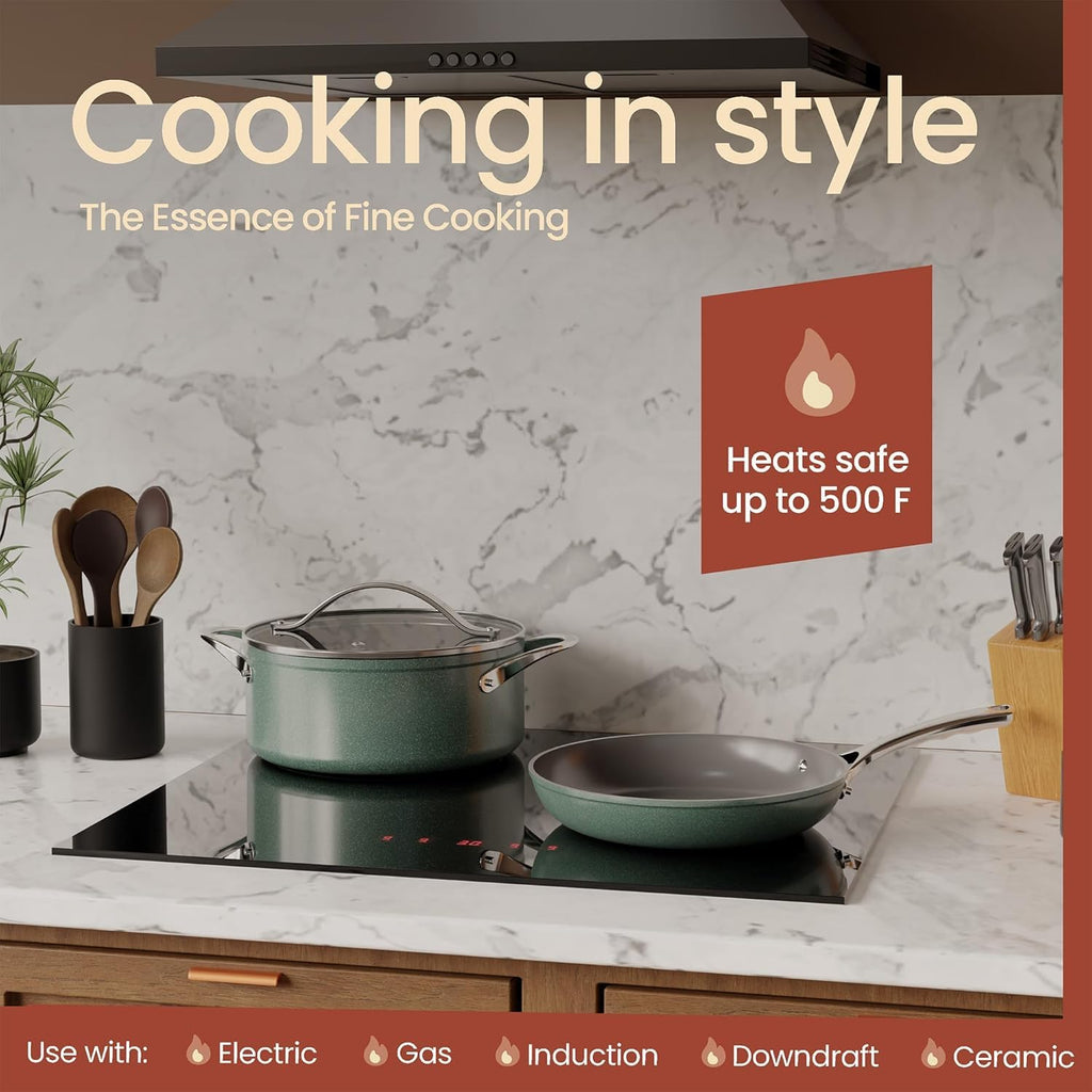 12-Piece Nonstick Ceramic Cookware Set M441224