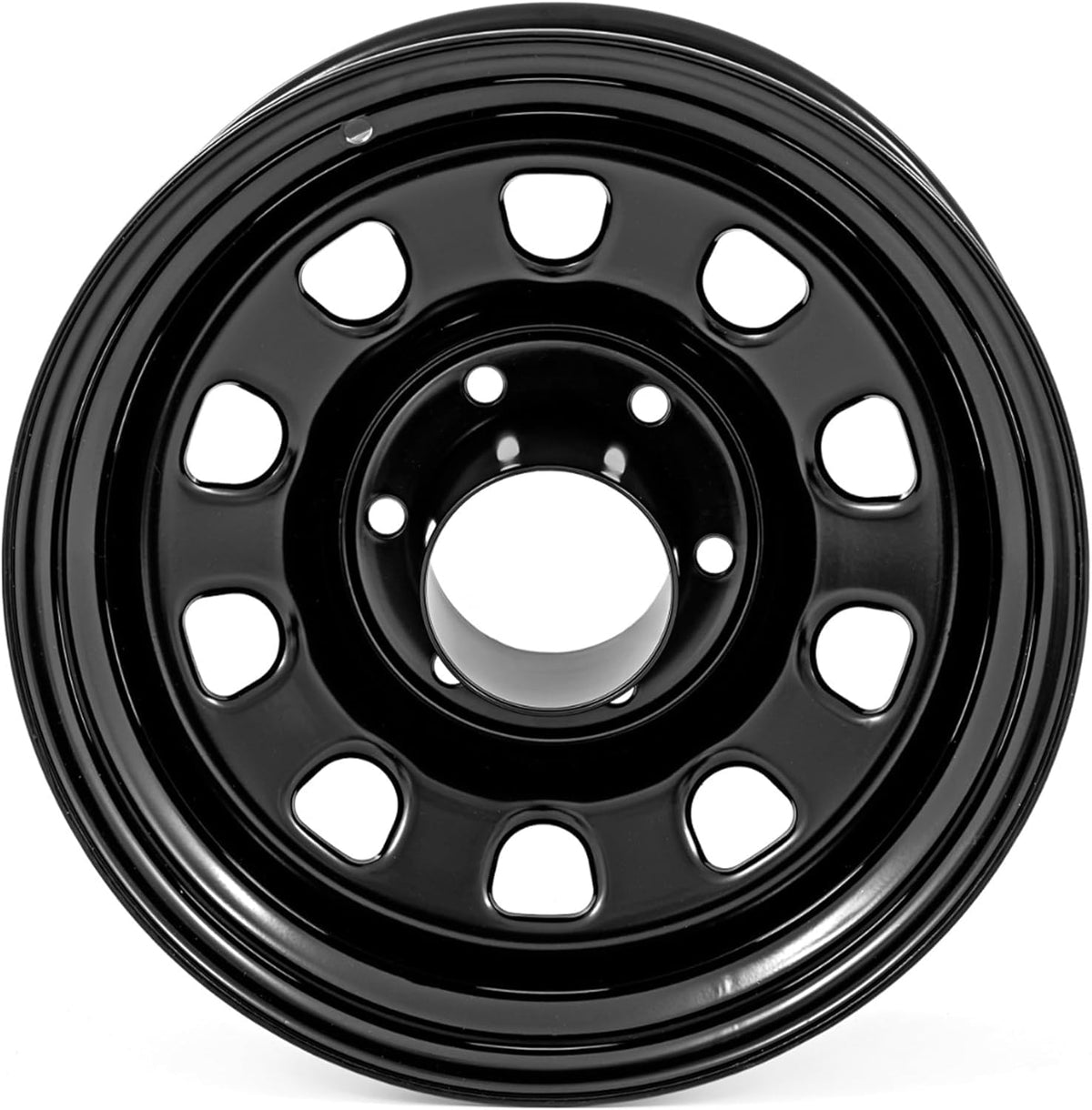 Black Steel Wheel 16x8 5x6.5 Bolt Pattern F552