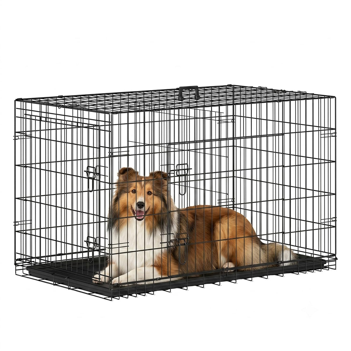 48 Inch Folding Metal Dog Crate G10585