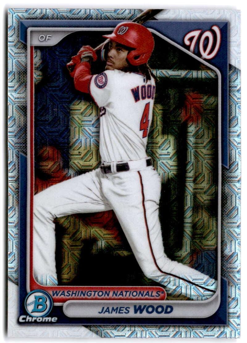 2024 Bowman Chrome Mega Box Mojo Prospects Refractor Baseball Trading Card W76737