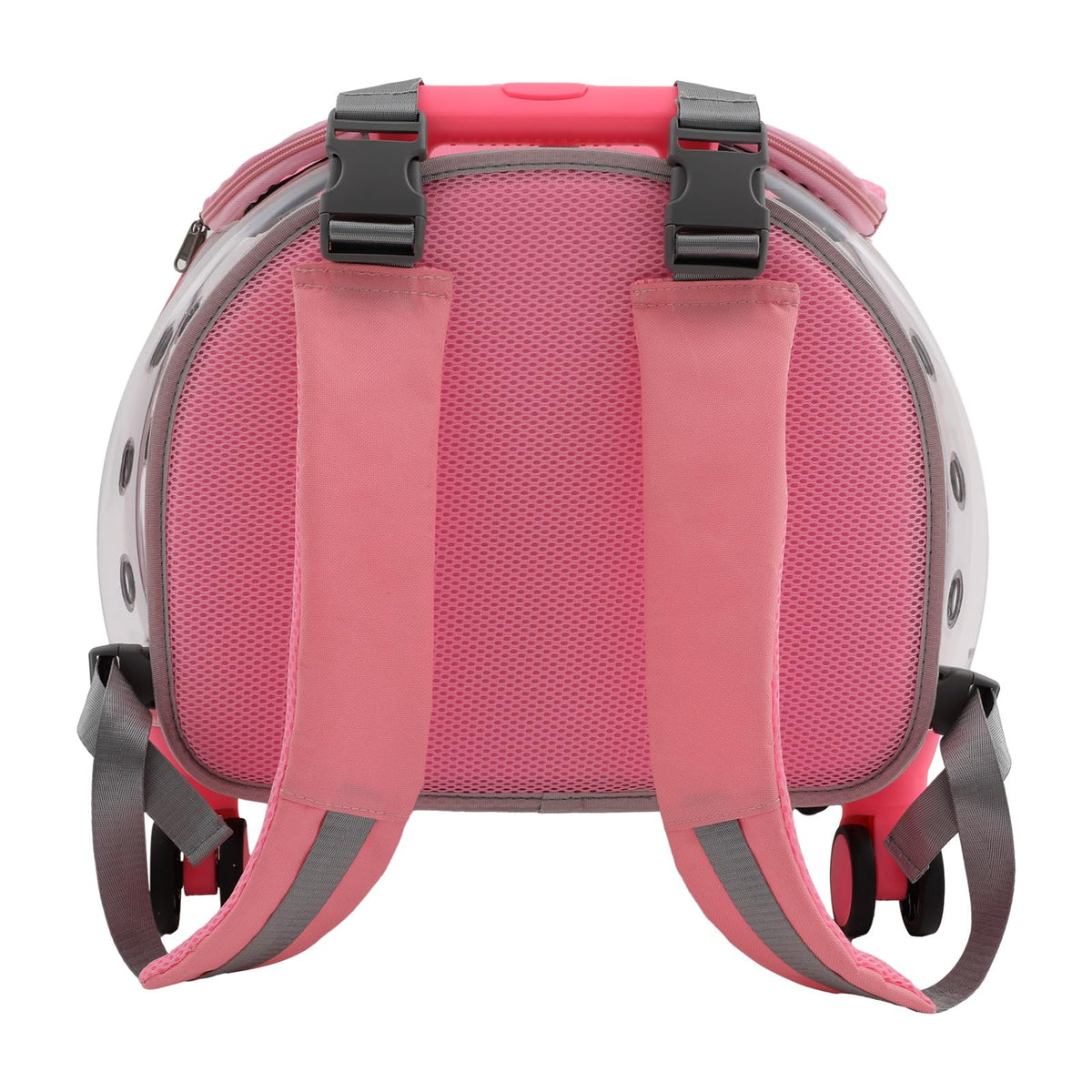 Pink Pet Trolley Case with Shock-Absorbing Wheels Z95403