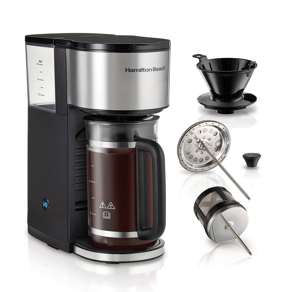 7-in-1 Coffee Maker with 6 Cup Carafe, Black L799691