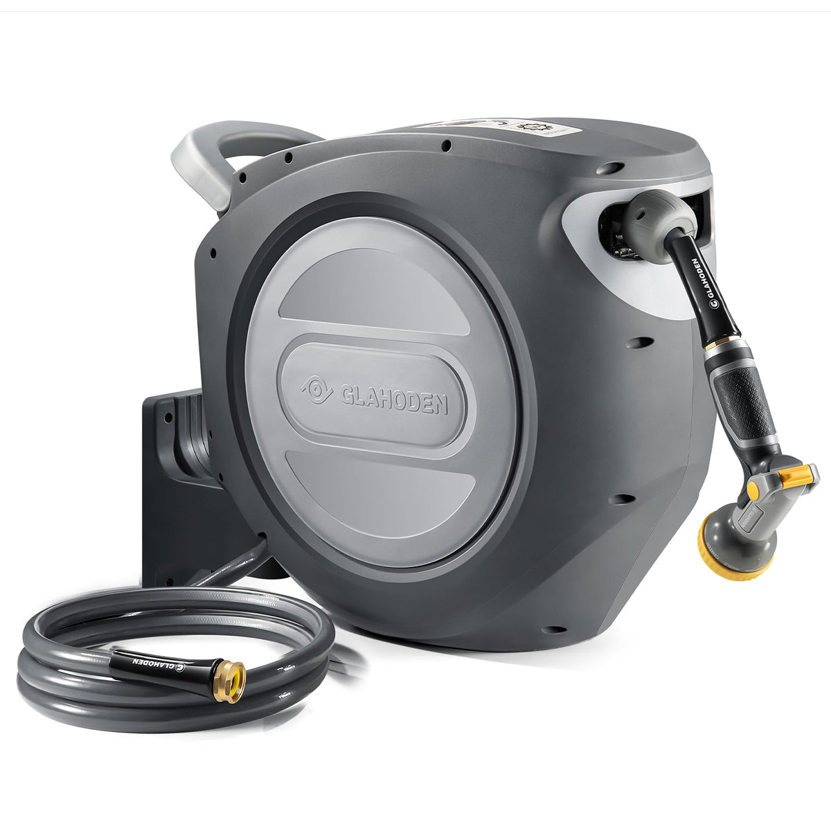 Retractable Garden Hose Reel 1/2 in x 100 ft Heavy Duty Wall Mount A739