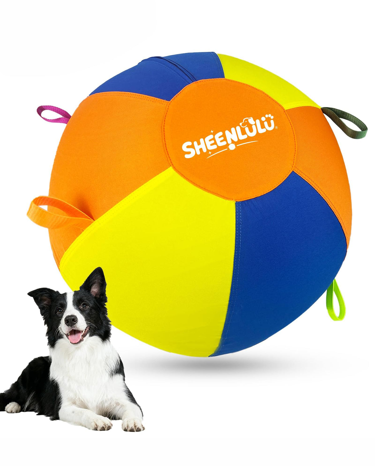 22" Dog Herding Ball with Straps W977
