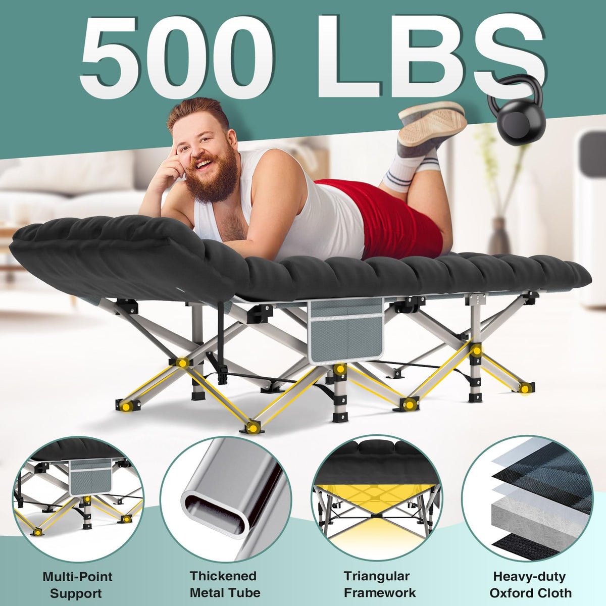 Folding Camping Cot A537