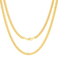 18k Yellow Gold Cuban Link Chain Necklace G181