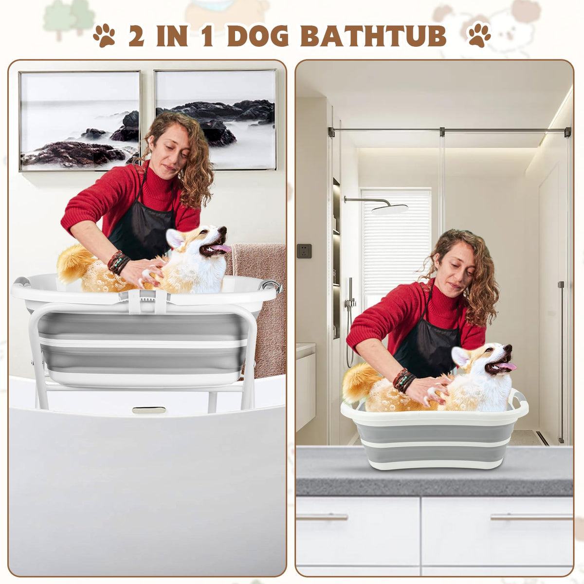 Elevated Dog Bathtub C95502