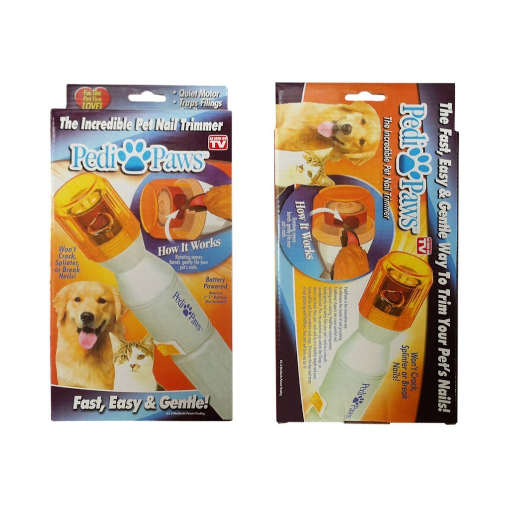 Battery Powered Electric Pet Nail Clippers Trimmer Grooming Kit R749859