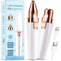 2 in 1 Electric Facial Hair Removal with LED Light O604