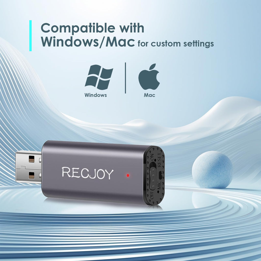 64GB USB Digital Voice Recorder with 750Hrs Storage Capacity R22404