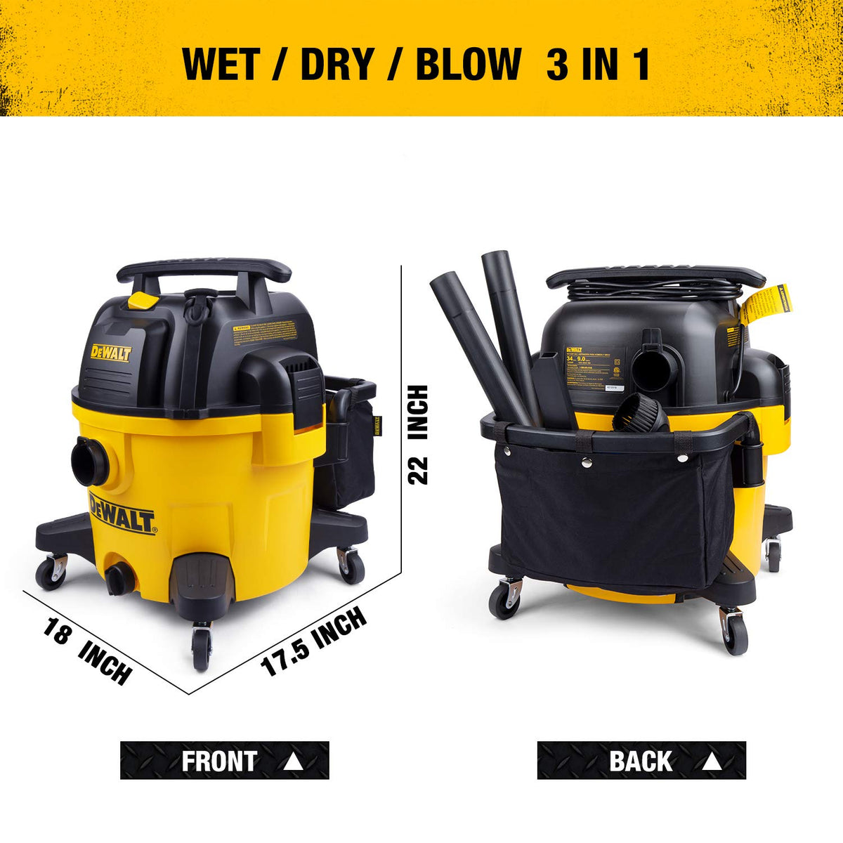 9 Gallon Wet/Dry Shop Vacuum with Blower Z3048