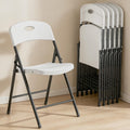 White 6 Pack Heavy Duty Folding Chairs M774