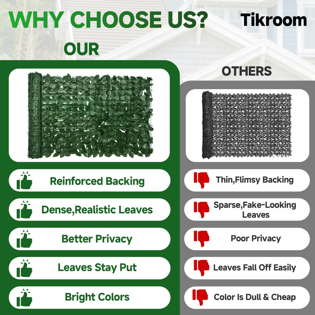 Artificial Ivy Privacy Fence Screen W980